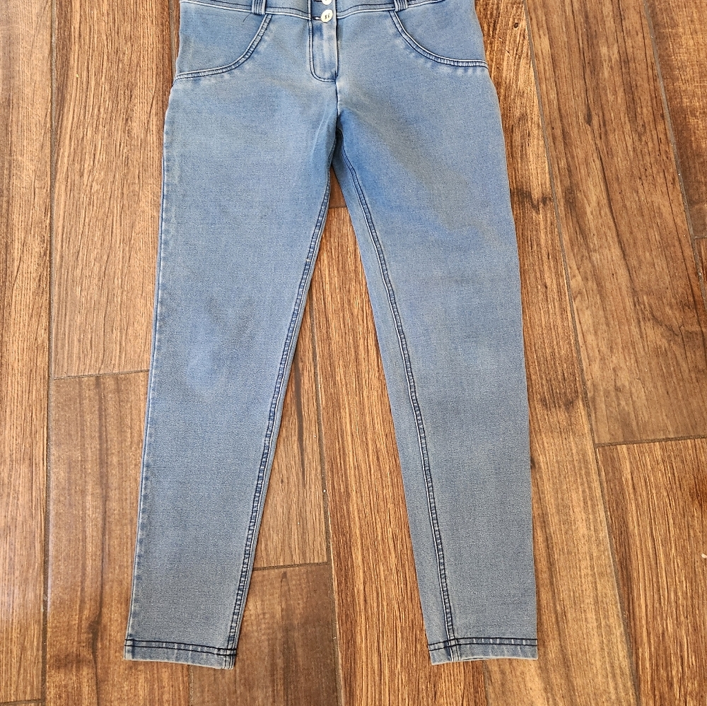 Freddy Pants WE.UP style light denim color, size medium